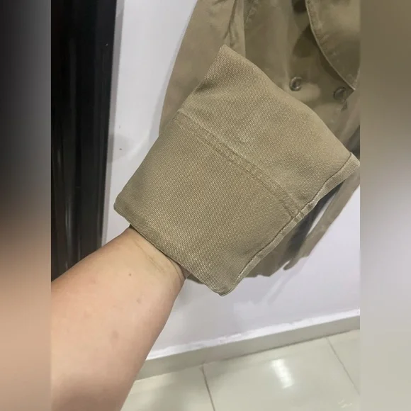 Khaki Color blazer coat. Used. Size S - Picture 5 of 13